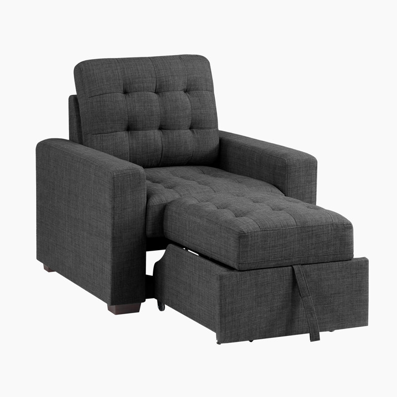 Lelystad Chair, Dark Gray Polyester