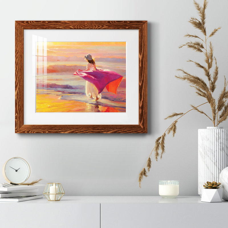 Catching the Breeze - Peinture encadrée, Érable, H 20 po x l 17 po x P 1,5 po