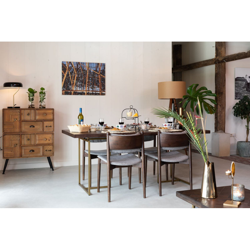 Chaise d'appoint rembourrée Torrance - gris