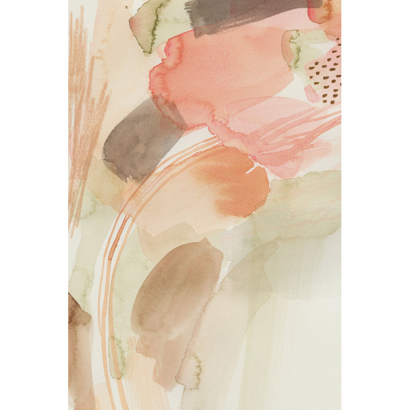Peach Arches I by Grace Popp - Wrapped Canvas Print, 76 cm H x 51 cm W