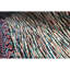 Hand-Knotted High-Quality Rust and Blue Area Rug