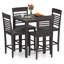 Counter-Height Dining Table Set for Square Kitchen Table & Bar Chairs-713485781