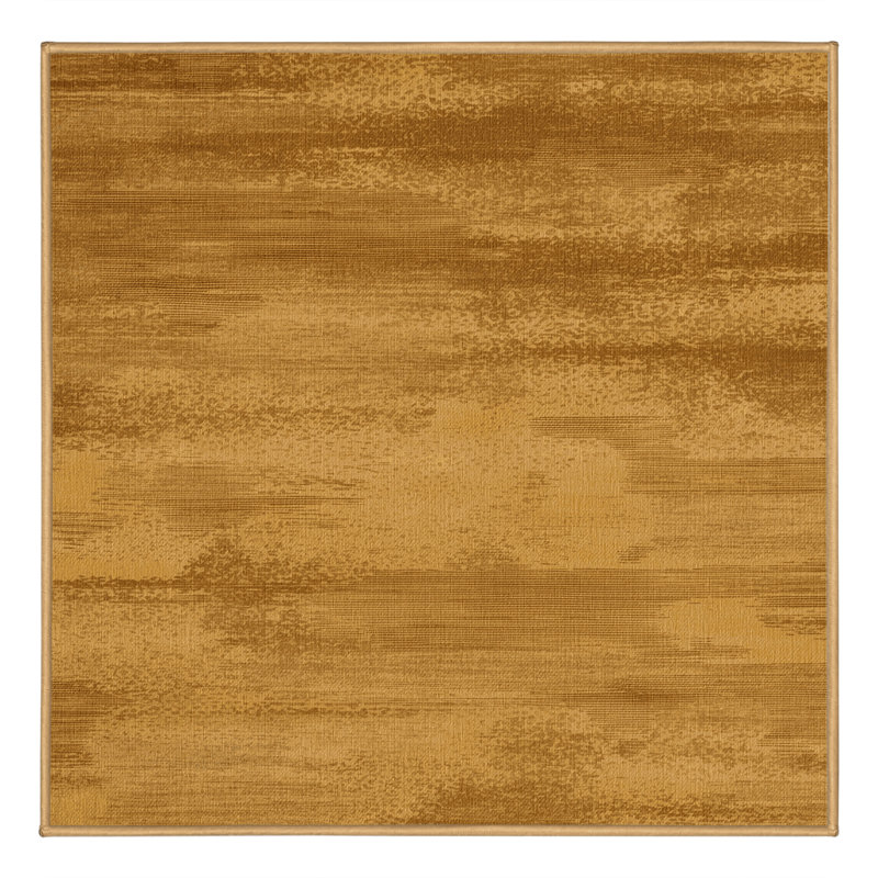 Tapis abstrait lavable à la machine, Carré 3 pi