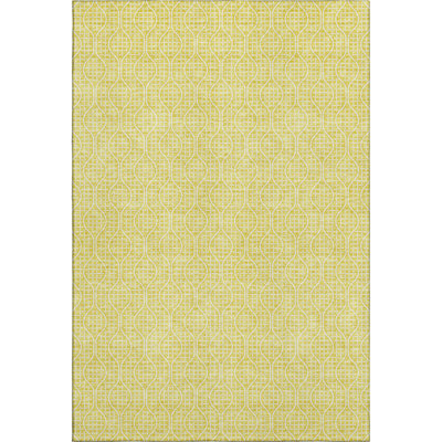 Premium Machine Washable Prisco Yellow Rug
