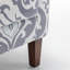 Fauteuil en mélange de polyester à motifs