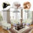 Power Recliner Sofa Chair W/ Storage and USB for Living Room,Leather, White