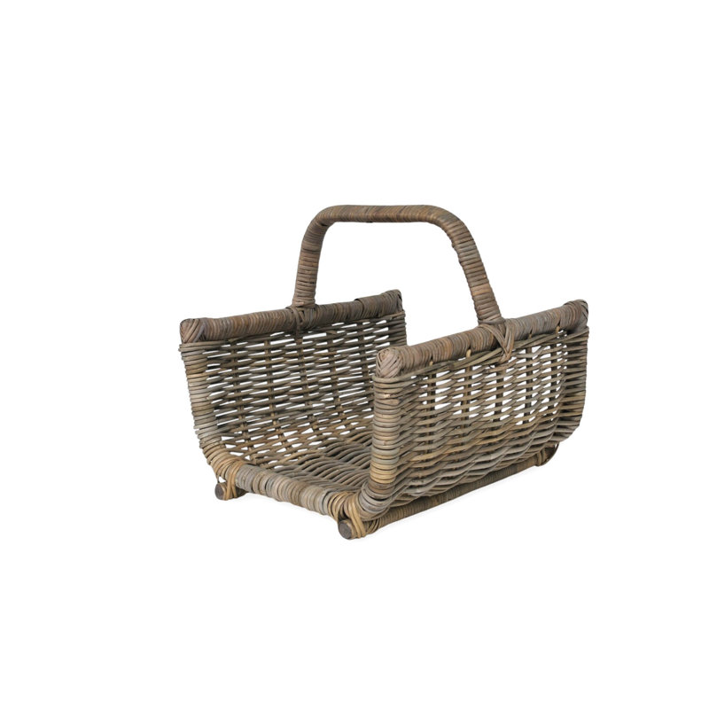 Panier à bûches avec poignée