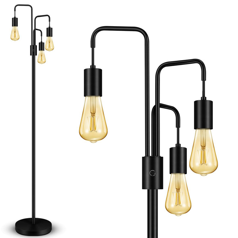 Lampe sur pied 3 lumières Isabella Modern