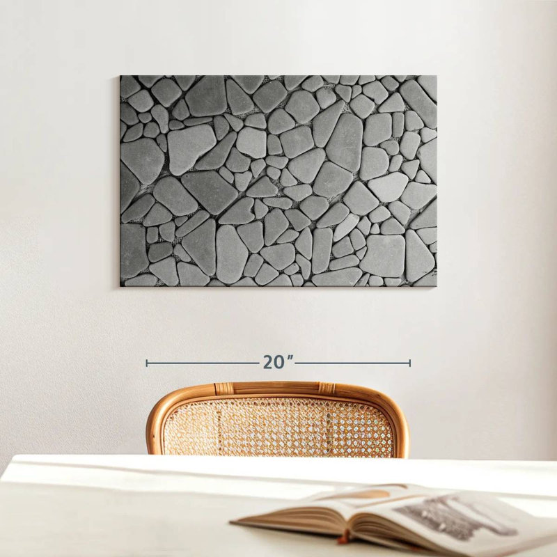 Motif de mosaïque Lilie Stone, H 16 po x l 24 po
