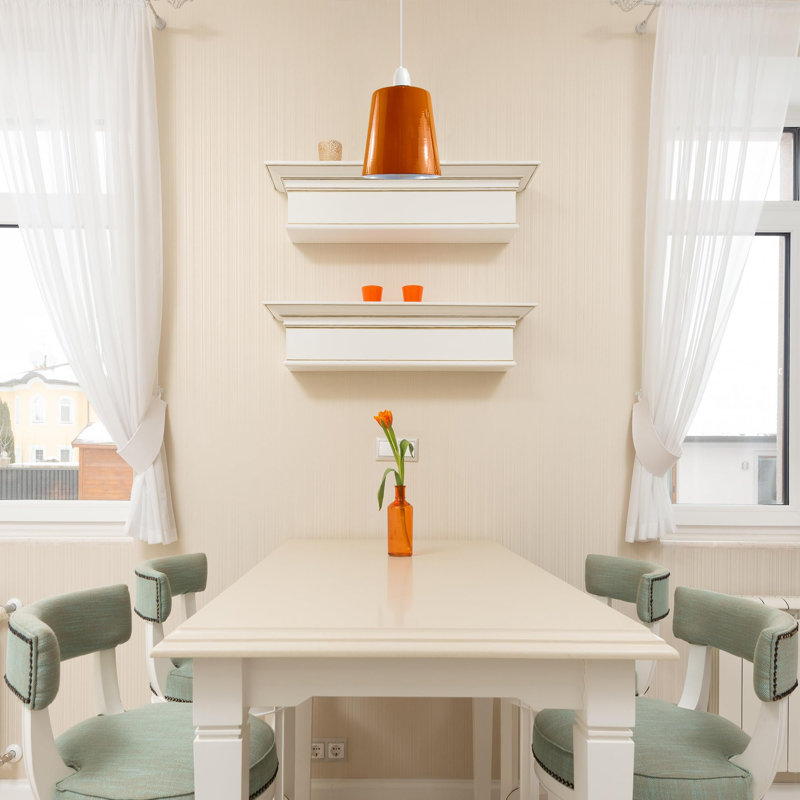 13 cm H Bell Lamp Shade, Orange