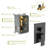 12 Inch Wall Mounted Dual Shower Head Shower Set-122006089
