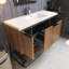 Ensemble de meuble-lavabo autoportant avec plateau Abisola-922732692