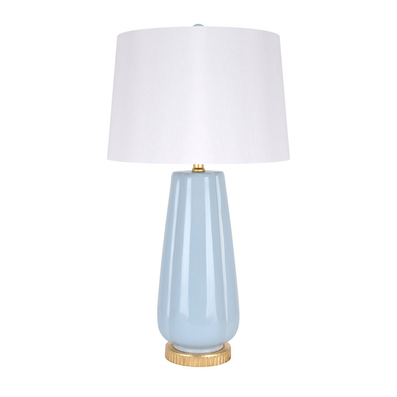 Monroe Table Lamp, Spa Blue