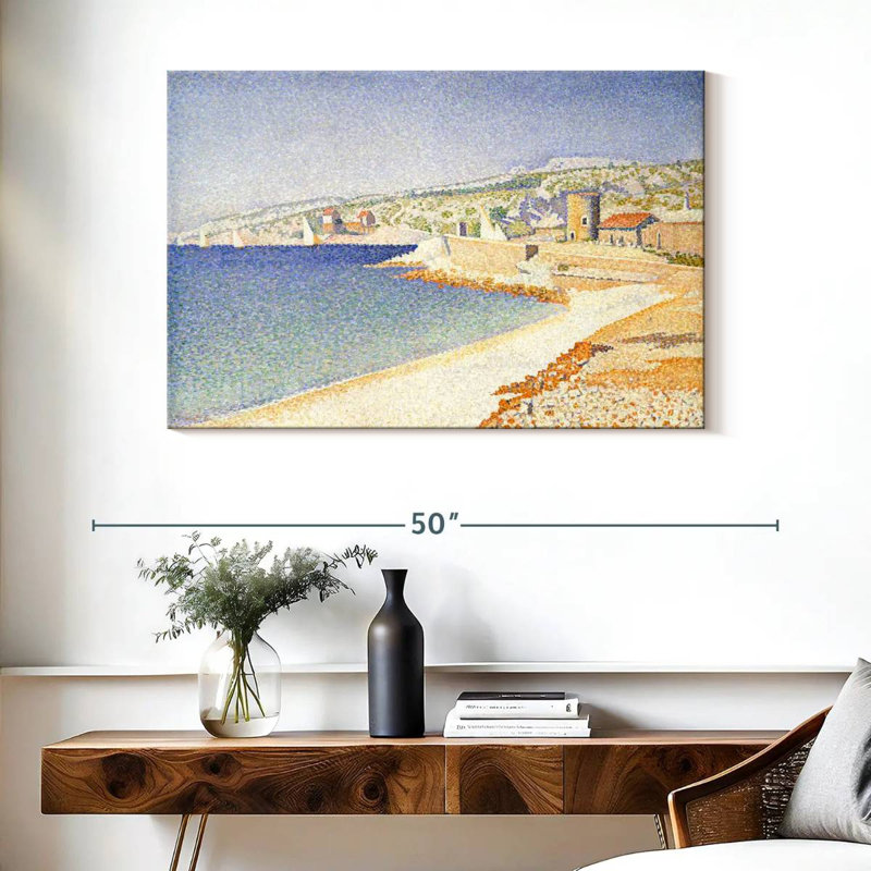 Gillard The Jetty At Cassis Opus 198, H 26 po x l 39 po