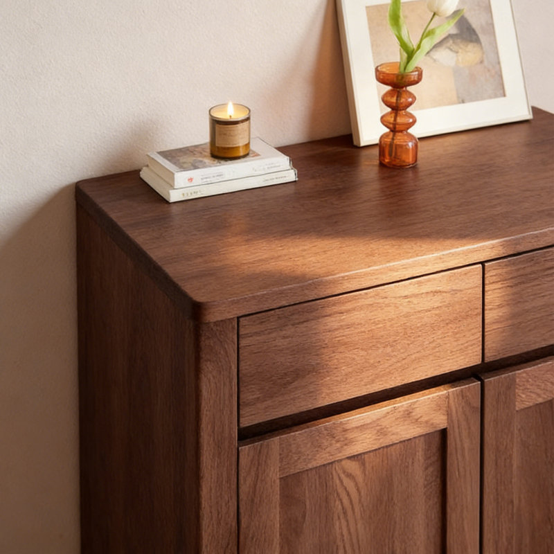 Eakes, Dark Brown Wood