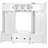 Modern Style 4-In-1 Multiple Functions Hallway Coat Rack With Seven Metal Black Hooks, Entryway Bench Hall Tree With Ample Storage Drawer