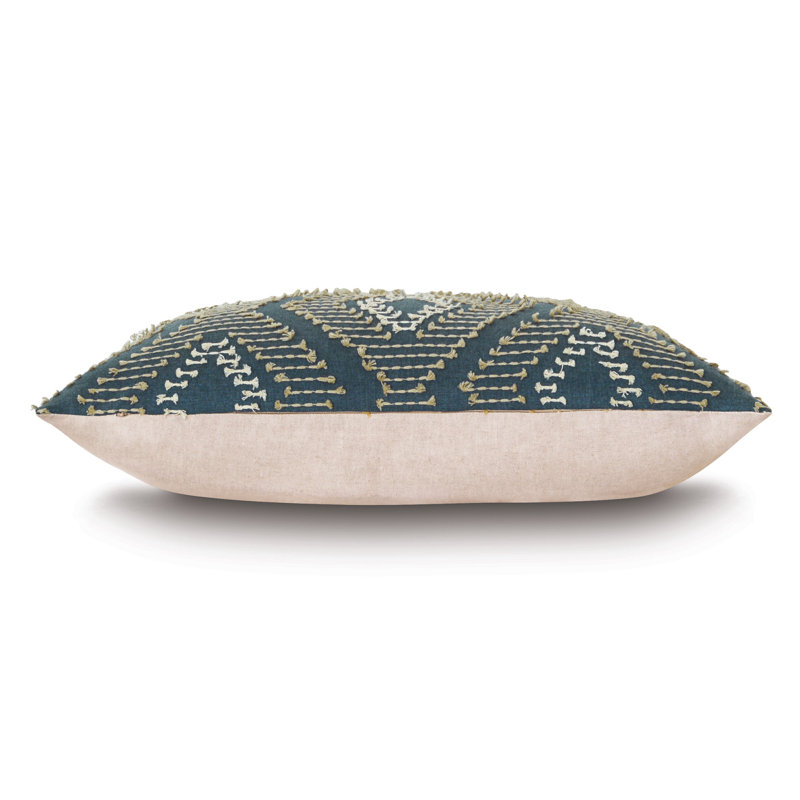Trillium Sham, Standard, Slate/Tan