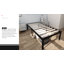 Cadre de lit plateforme robuste en métal Haleem de 35,5 cm (14 pouces) avec sommier à lattes en bois, base de matelas renforcée, conception silencieuse, rangement sous le lit, CAL KING-624799811