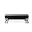 Table basse noire à plateau relevable ultrabrillant avec rangement dissimulé pratique-402579974