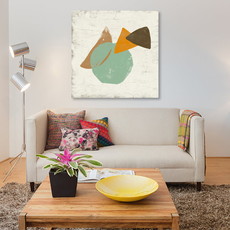 « mobile viii », impression sur toile, H 12 po x l 12 po x P 0,75 po, Pas de tapis, Toile tendue