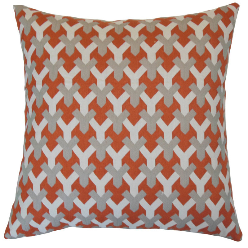 Coussin Oliwer, Hauteur (22 po) x largeur (22 po), Kaki