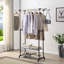 Genoveva Adjustable Rolling Clothing Rack