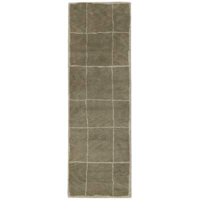 Tapis d'intérieur en laine touffeté à la main Merritt