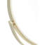 Miroir de plancher rond en fer