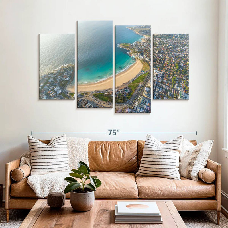 Nicci Bondi Beach Aerial View, 42" H x 68" W