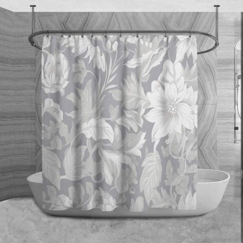 Rideau de douche Kenette, H 73 po x l 70 po