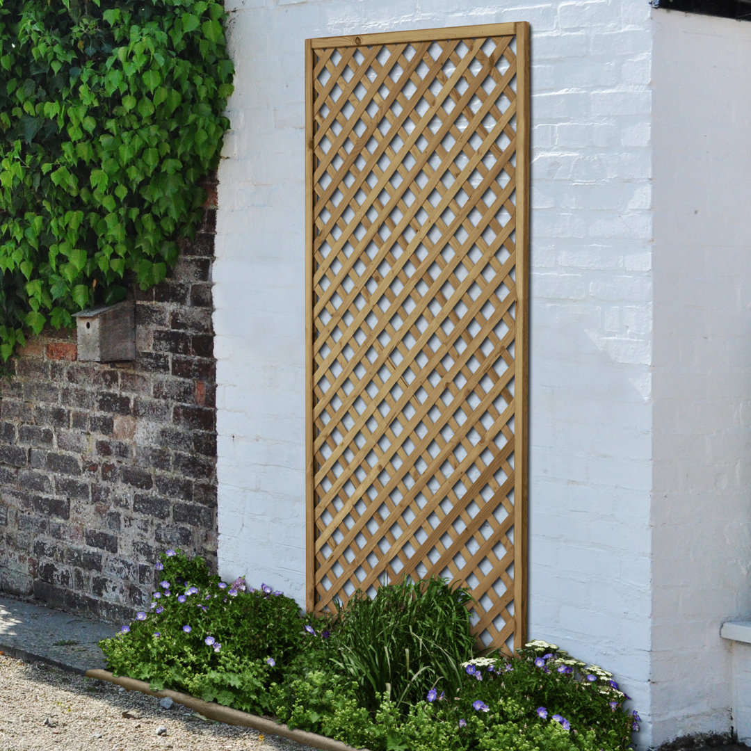 Wood Lattice Panel Trellis