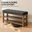 Upholstered Bench with Shelves-1759247997-1759247996