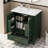 30" Bathroom Vanity with Sink Vintage Style, Multi-functional Storage Space, Door Shelf, Soft-closing Door-678848556