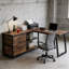 Bureau de travail spacieux, bureau d'ordinateur, bureau en L