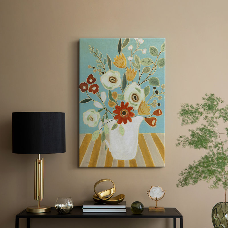Joyful Blossoms I - galerie Cavas sur mesure, H 27 po x l 18 po