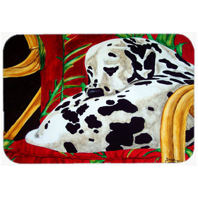 Planche à découper en verre à dalmatien caroline dimanche