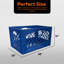 Caisse en plastique robuste et empilable-96792207-96792208-119439142