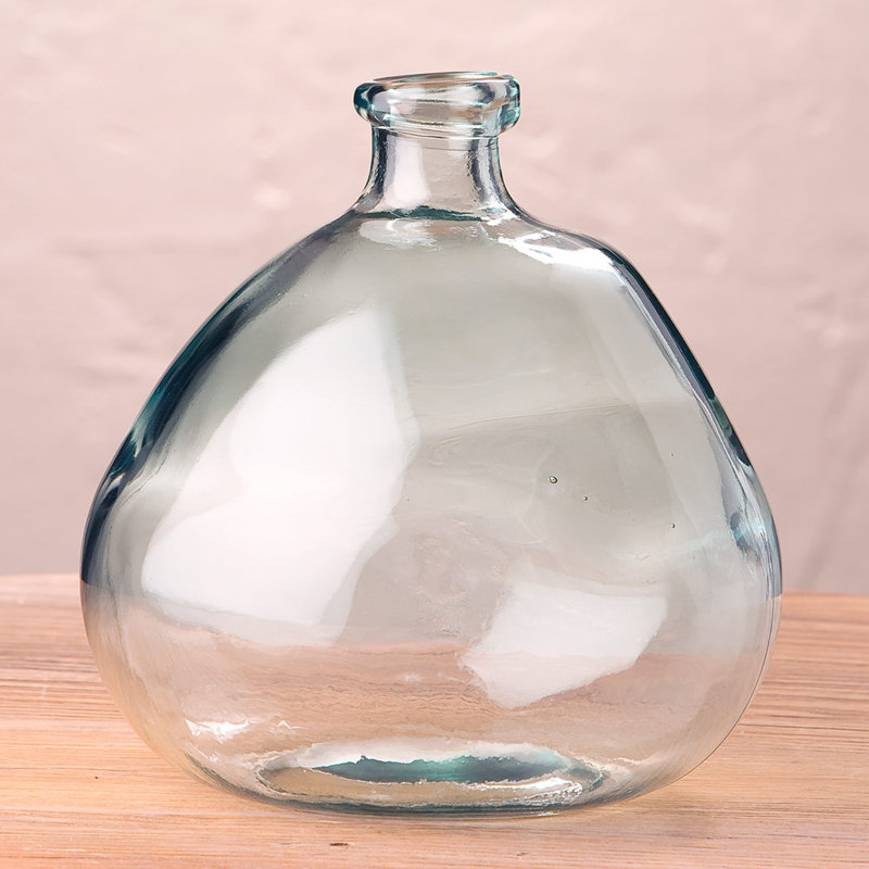 Vase en verre Byxbee, Transparent, H 9 po x l 9 po x P 9 po