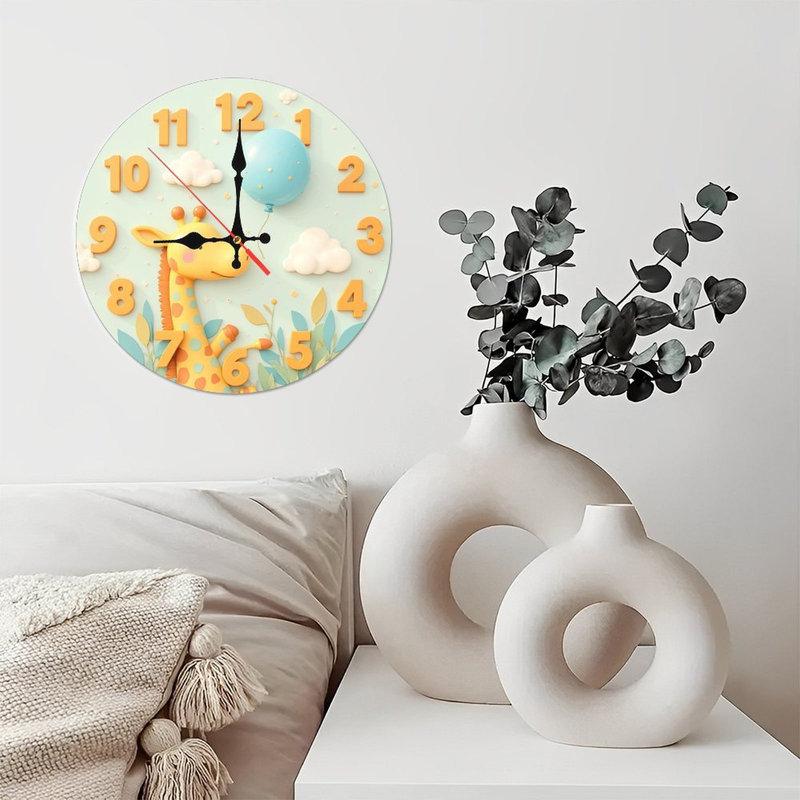 Jolie horloge girafe