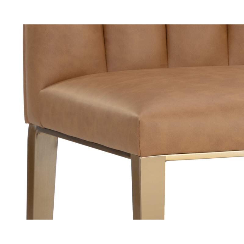 Wilbur Counter Stool - Milliken Cognac, Counter Stool (27" Seat Height)