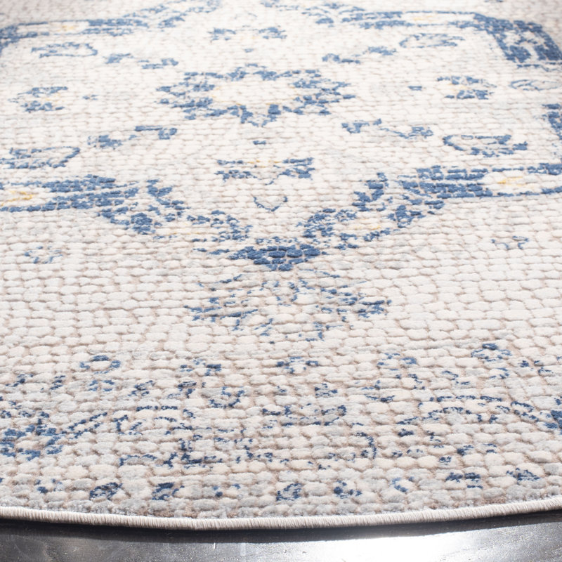 Marseille Performance Oriental Rug, Round 6'7"