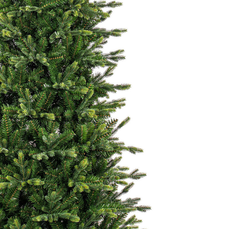 Arbre de Noël artificiel épinette non éclairé avec 2422 pointes PE / PVC The Holiday Aisle® Wistler, 6.5'