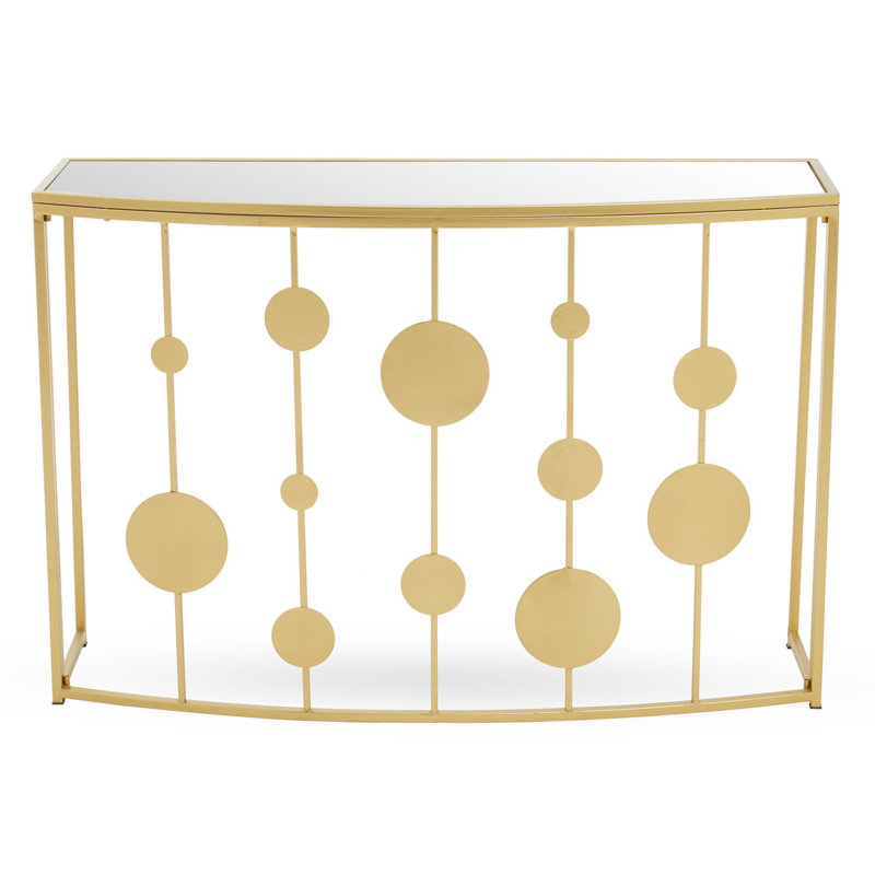 Dariel 120cm Glass Top Console Table