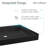 Voltaire 48" x 32" Acrylic Black, Single-Threshold, Center Drain, Shower Base-1071425513