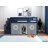 Johannes Solid Wood Twin Low Loft Bed with Ladder and Tent-169017060-208540039