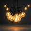 Guirlande de lumières d'extérieur avec télécommande, ampoules à DEL incassables, lumières de patio suspendues à intensité variable pour terrasse de jardin, terrasse, balcon, porche, décor de café-2001224450