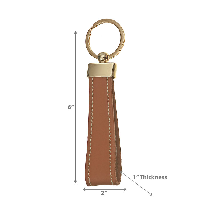 IH Casadécor 2'' W Key Chain, Tan