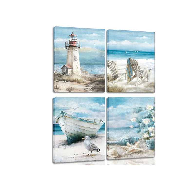 4 Piece Wrapped Canvas Print