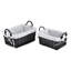 Ensemble de 2 paniers en osier et rotin avec rangement Willow-892579426
