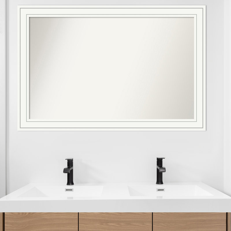 Emoni Solid Wood Wall Mirror, 30" x 45"